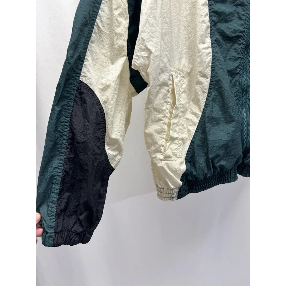 Nike Windbreaker Jacket M 3 Colors Green Baggy Streetwear Swoosh Nylon 90s Vtg